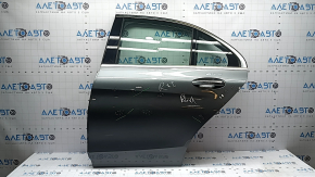 Дверь в сборе задняя левая Mercedes C-class W205 16-21 алюминий, графит 992, keyless, царапины, тычки