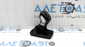 Ручка КПП Volvo XC60 20-21 T5, T6 чорна шкіра, з чохлом, потертості