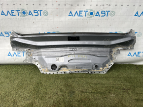Задняя панель Audi A4 B8 09-16 седан 3 части, высверлена, серебро