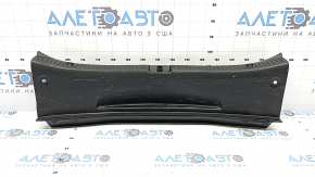 Накладка проема багажника Mercedes C-class W205 16-21 черная, царапины