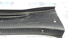 Накладка проема багажника Mercedes C-class W205 16-21 черная, царапины
