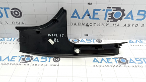 Накладка порога задняя левая внутренняя Mercedes C-class W205 16-21 черная, царапины
