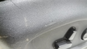 Сиденье водительское Jeep Compass 17-26 с airbag, электро, кожа, серая+черная, перфорация, под чистку, царапины, трещина, стрельнувшее