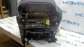 Сиденье водительское Jeep Compass 17-26 с airbag, электро, кожа, серая+черная, перфорация, под чистку, царапины, трещина, стрельнувшее