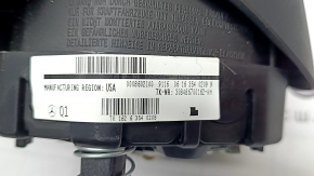 Подушка безпеки airbag в кермо водійська Mercedes C-class W205 16-21 чорна, потертий хром