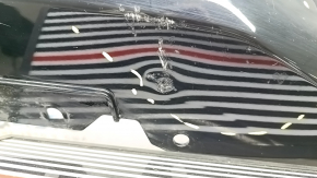 Губа переднего бампера Nissan Murano 25-26 Platinum, царапины, прижата