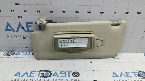 Козырек левый Mercedes C-class W205 16-17 бежевый, без крючка, под чистку