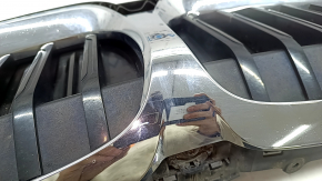 Грати радіатора grill у зборі BMW 3 G20 19-22 з жалюзі, хром, без камери, відколи на хромі