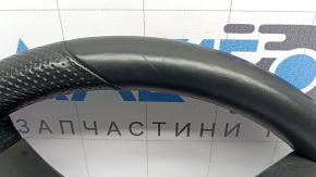 Кермо голе Mercedes C-class W205 17-18 під пелюстки, підігрів, шкіра чорна, подряпини