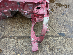 Четверть передняя левая Toyota Highlander 20-25 hybrid на кузове, красная