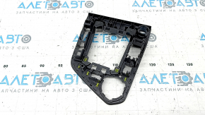 Накладка шифтера КПП VW Taos 22-25 черная, тычки