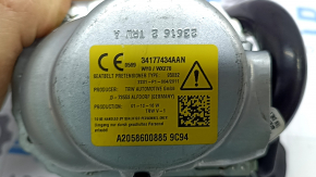 Ремень безопасности задний правый Mercedes C-class W205 16-21 черный, с пиропатроном