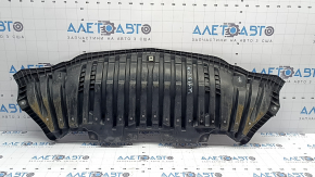 Защита переднего бампера Mercedes C-class W205 300 17-18 надломы, затерта