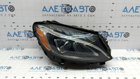 Фара передня права у зборі Mercedes C-class W205 16-18 Static LED пісок