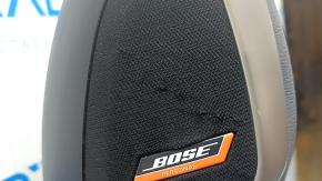 Водійське сидіння Nissan Kicks 18-25 BOSE, airbag, механічне, з підігрівом, шкіра сіра з чорним, сіра та червона строчка, подряпини, тріщини на шкірі, потерто, прим'ято, під чищення