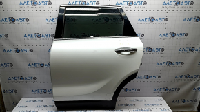 Дверь в сборе задняя левая Kia Sorento 16-20 белый SWP, царапины, тычки на молдинге