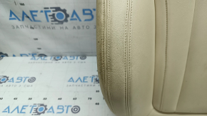 Обшивка спинки водительского сиденья BMW 3 G20 19-21 кожа бежевая Canberra Beige, с подогревом, под химчистку