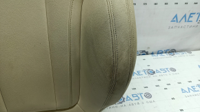 Обшивка спинки водительского сиденья BMW 3 G20 19-21 кожа бежевая Canberra Beige, с подогревом, под химчистку