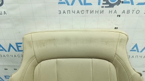 Обшивка подушки водительского сиденья BMW 3 G20 19-22 кожа бежевая Canberra Beige, с подогревом, под химчистку