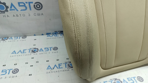 Обшивка спинки пассажирского сиденья BMW 3 G20 19-22 кожа бежевая Canberra Beige, с подогревом, под химчистку