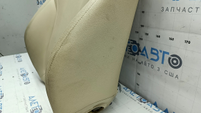 Обшивка спинки пассажирского сиденья BMW 3 G20 19-22 кожа бежевая Canberra Beige, с подогревом, под химчистку