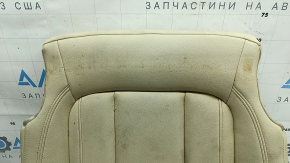 Обшивка подушки пассажирского сиденья BMW 3 G20 19-22 кожа бежевая Canberra Beige, с подогревом, под химчистку