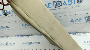 Спинка заднього ряду сидінь 2 ряд права BMW 3 G20 19-21 шкіра бежева Canberra Beige, надрив