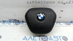 Подушка безопасности airbag в руль водительская BMW 3 G20 19-24 черная, царапины