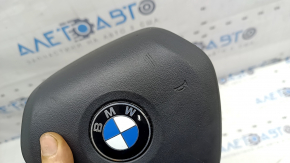 Подушка безопасности airbag в руль водительская BMW 3 G20 19-24 черная, царапины