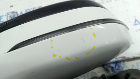 Зеркало боковое правое в сборе BMW 3 G20 19-26 5 пинов, поворотник, подогрев, BSM, Shadow-Line, белое, скол, царапины