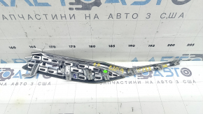 Накладка центральной консоли боковая правая BMW 3 G20 19-26 бежевая с хром, царапины