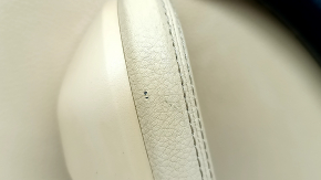 Обшивка дверей картка ззаду права Porsche Macan 15-18 шкіра чорно-бежева, з підсвічуванням, без шторки, Bose, вставка чорний глянець, підлокітник шкіра бежева, подряпини, під хімчистку