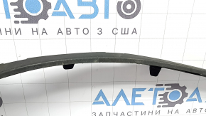Подовжувач губ переднього бампера Kia Sorento 19-20 структура, чорна, потерта, подряпини