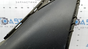 Губа переднего бампера левая Kia Sorento 19-20 структура, черная, царапины, надломлено крепление