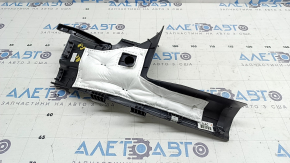 Накладка порога внутренняя задняя левая Kia Sportage 23-26 HEV черная, потерта