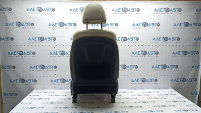 Сиденье водительское Kia Sorento 19-20 с airbag, механическое, подогрев, ткань бежевая, примятость под химчистку