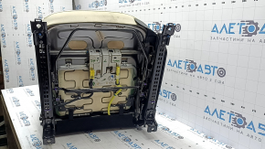 Сиденье водительское Kia Sorento 19-20 с airbag, механическое, подогрев, ткань бежевая, примятость под химчистку