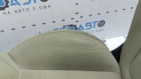Сиденье водительское Kia Sorento 19-20 с airbag, механическое, подогрев, ткань бежевая, примятость под химчистку