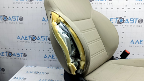 Сиденье пассажирское Kia Sorento 19-20 с airbag, механическое, подогрев, ткань бежевая, стрельнувшая, под химчистку
