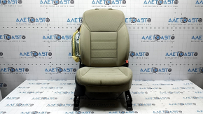Сиденье пассажирское Kia Sorento 19-20 с airbag, механическое, подогрев, ткань бежевая, стрельнувшая, под химчистку