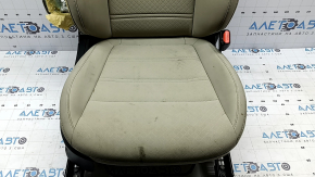 Сиденье пассажирское Kia Sorento 19-20 с airbag, механическое, подогрев, ткань бежевая, стрельнувшая, под химчистку