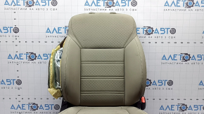 Сиденье пассажирское Kia Sorento 19-20 с airbag, механическое, подогрев, ткань бежевая, стрельнувшая, под химчистку