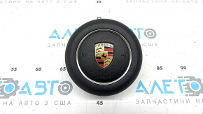 Подушка безопасности airbag в руль водительская Porsche Macan 15-18 черная