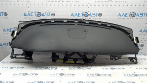 Торпедо передняя панель с AIRBAG Kia Sorento 16-20 черная, с верхней накладкой
