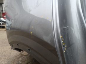 Чверть крило задня права Kia Sportage 23-25 HEV на кузові, срібло, зам'ята, вм'ятини, тички