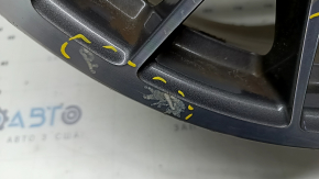 Диск колесный R20 x 9J ET26 Porsche Macan 15-18 графит, легкая бордюрка, коррозия
