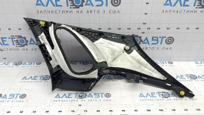 Накладка задней стойки левая верхняя Mazda CX-30 20-26 черная, царапины