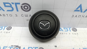 Подушка безопасности airbag в руль водительская Mazda CX-30 20-24 черная, тип 1, ржавый пиропатрон