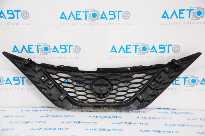 Labwork Front Upper Chrome Grill ABS Honeycomb Mesh For Nissan Sentra 2016-2018 – Black, 62310-3YU0A