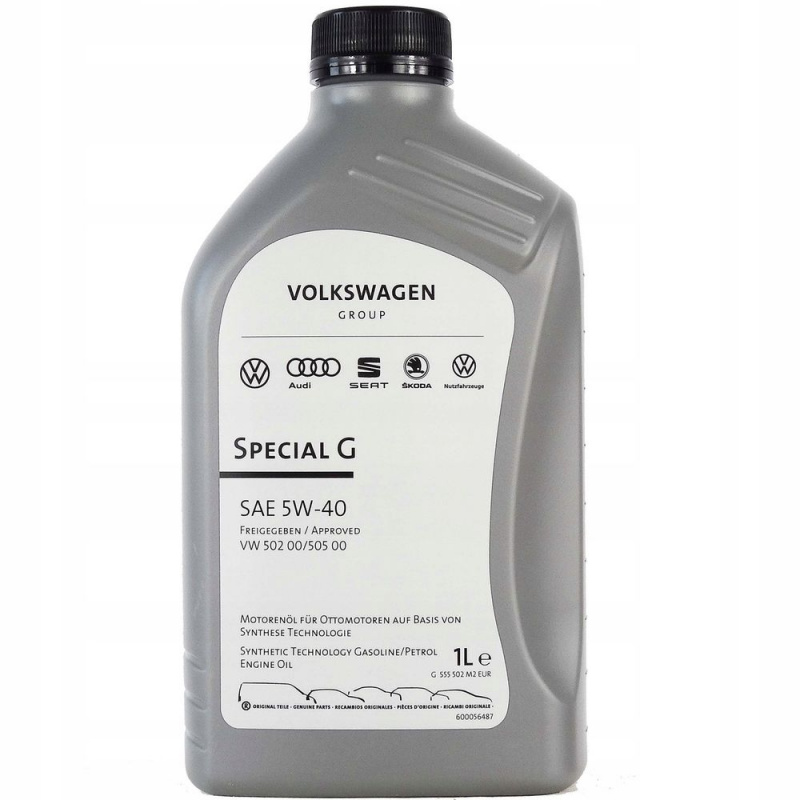 Масло моторное VAG 5W-40 1л SP синтетик GS55502M2 –  в е и .